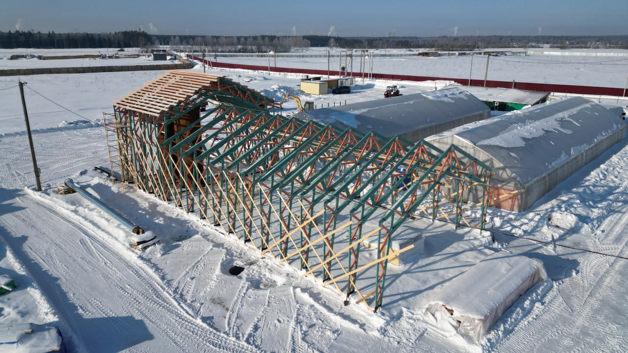 Бескаркасные арочные ангары